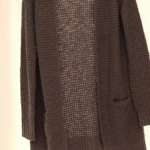 Pink clover size small sweater cardigan